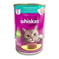 ราคา [1 ลัง] Whiskas อาหารแมวกระป๋องรสปลาทูน่า สำหรับแมวโต 1+ปี ขนาด 400 g x 24 กระป๋อง (1 ลัง) (24145012631)