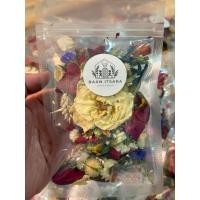 ราคา ดอกไม้รวมอบแห้ง อบสดใหม่ สีสด สวย (51700973827)