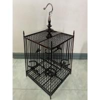 ราคา กรงสปอร์ต 15 ซี่ ไม้ขาวดำ ซี่ดำ กรงนกกรงหัวจุก กรงนกสวยงาม (15286636499)