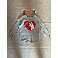 ราคา เสื้อไหมพรมแขนยาวคอกลมลายแมว Marie ของเด็ก (สีเทา) มือสอง Size 100 แบรนด์ Baby Gap ของแท้ ✨% สภาพ 85% (49002195125)