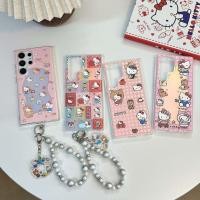 ราคา Samsung Galaxy A53/A52 เคสโทรศัพท์เลเซอร์สองด้านแมวน่ารักเหมาะสําหรับ A23/A24/A25 สร้อยข้อมือสร้างสรรค์ (26629200990)