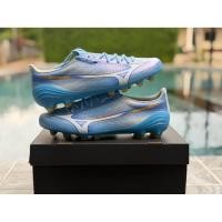 ราคา Mizuno ALPHA III JAPAN FG สีฟ้า สีใหม่ล่าสุด ตัวท๊อปเจแปน ของแท้ 100% มือ1 อุปกรณ์ครบกล่อง+ถุงผ้า (45554921427)