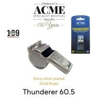 ราคา นกหวีด ACME แท้ รุ่น Thunderer 6.5 นกหวีดทองเหลืองแท้ชุบเงินเงา ดัง 114dBA MADE IN ENGLAND (20290412421)