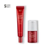 ราคา [SWEETEEN] Vitamin Carrot Collagen Eye Cream 30ml + Vitamin Brightening Bubble Serum 50ml (29420462906)