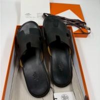 ราคา (มือสอง) Hermes Izmir sandal Size 43 Noir color *กรุณาทักแชทเช็คสต็อกก่อนกดสั่งนะคะ* (26494246353)