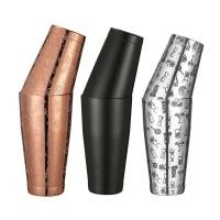 ราคา Stainless Steel Boston Shaker Bar Shaker with different Surface Finish -2 Piece Cocktail Shaker, 15-Ounce and 25-Ounce (22458895421)