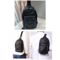 ราคา (ผ่อน0%) กระเป๋าคาดอกชาย COACH - WEST PACK 2540 งานshop หนังแท้ สีดำ (27170853479)