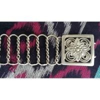 ราคา เข็มขัด​ลายเกรียวกะไหล่​เงิน​(งานเก่า)​ (19882743675)