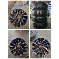 ราคา ล้อแม็กมิตซูบิชิแท้ ขอบ 15 ใส่มิราจ แอททราจพร้อมยางเปอร์เซ็นต์สภาพดี (53851728376)