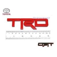 ราคา 12ซม TRD LOGO แผ่นป้ายติดรถ TOYOTA VIGO REVO TIGER MIGHTY-X สีแดง รถโตโยต้า วีโก้ รีโว่ แผ่นป้าย logo โลโก้ trdแดง (26527160580)