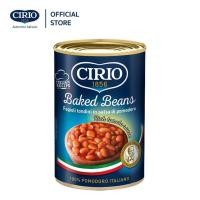 ราคา CIRIO Baked Bean 420 g. ถั่วขาวอบในซอสมะเขือเทศ บรรจุกระป๋อง [CI56] (13097663703)