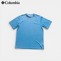 ราคา เสื้อยืดมือสอง Columbia สีฟ้า อก 42 ยาว 27 รอยเปื้อน 2 จุด (52303557001)