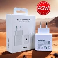 ราคา Samsung 45W Usb C Charger Galaxy S25 Ultra S24 Ultra A56 A36 A55 F56 M56 Z พับ 6 5 Tab S10 + EU อะแดปเตอร์ 5A Fast ชาร์จ Cablel (40326416556)
