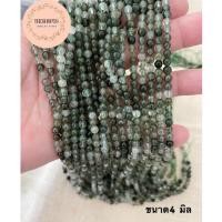 ราคา ไหมเขียวแท้ Green Rutilated Quartz หินเส้นยาวสีธรรมชาติ (24656990986)