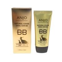 ราคา [ANJO] Natural Cover Snail Sun BB Cream SPF 50+ PA+++ 50ml (43814460248)