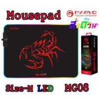 ราคา Marvo GAMING MOUSEPAD MG08 SIZE-M(แผ่นรองเม้าส์มีไฟปรับเปลี่ยนสีได้) (6706201387)