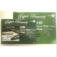ราคา กระดาษวาดเขียน กระดาษ Drawing กระดาษวาดเขียนสีน้ำ ชนิดผิวเรียบ (ปกสีเขียว) ขนาด A4, A3, A2 (4114754786)