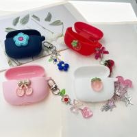 ราคา เชอร์รี่/ดอกไม้สําหรับ vivo TWS4 / A4 กรณีพร้อม keychian ซิลิโคนหูฟังสําหรับ vivo TWS 4a กรณี (49855833791)