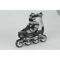 ราคา รองเท้าสเก็ต รองเท้าโรลเลอร์เบลด Size M-34-37 สีดำ 1คู่ (1581543575)