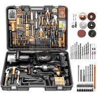 ราคา Household electric drill electric hand tool set Hardware electrician special maintenance multi-func (53006152925)