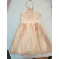 ราคา เดรสใส่ออกงานสีโอรสคล้องคอตกแต่งด้วยสร้อยมุก (21095192921)