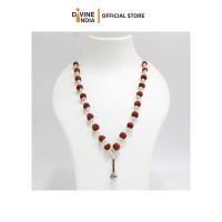 ราคา ใหม่หนุมาน Gada ล็อกเก็ตทองเหลือง 5 หน้า Rudraksha Mala Gada Mace Bajrangi Gada จี้ (46055444449)