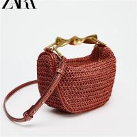 ราคา ZARA HOME กระเป๋าครอสบอดี้-mini สำหรับหญิง โลหะ ซิปทอ ใหม่ในฤดูใบไม้ผลิ 2025 (41417479581)