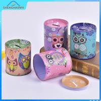 ราคา [SH] กระปุกออมสินนกฮูก Tinplate Piggy Bank ของขวัญสําหรับเด็ก กล่องของขวัญเงิน TH (47604678044)