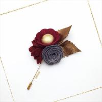 ราคา Lapel pin / พินติดสูท /เข็มกลัดดอกไม้ /พินติดสูทเจ้าบ่าว (503381476)