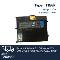 ราคา (ส่งฟรี ประกัน 1 ปี) แบตเตอรี่โน๊ตบุ๊ค รุ่น T1G6P สำหรับ เดล Vostro Vostro V130 V13 0449TX 0NTG4J 0PRW6G PRW6G T1G6P (28580092071)