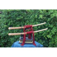 ราคา ดาบล้านนา ดาบเมือง ดาบโบราณ ดาบตราเต่า ดาบคู่ ฝีมือชั้นครู พ่อครูบุญตัน ทรงกรุลำปาง ใบยาว 22 นิ้ว ถักกวายแท้งานละเอียด (16099039894)