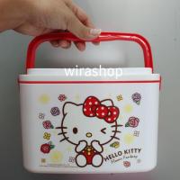 ราคา มี2สี กล่องข้าวคิตตี้ 2ชั้น ล็อคได้ มีหูหิ้ว 120 บาท !!! (2287066517)