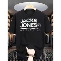 ราคา 2025 JACK JONESเสื้อยืดผู้ชายและผู้หญิงแขนสั้นผ้าฝ้ายเสื้อยืดแบรนด์หรูแนวโน้มแฟชั่นสบายTop Y2kเสื้อผ้า (28839576725)