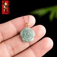 ราคา กำไลหยกเจียระไน สไตล์ธรรมชาติ ลายดอกบัวสีน้ำเงิน กุญแจทองคำขาว 18K (41228024728)