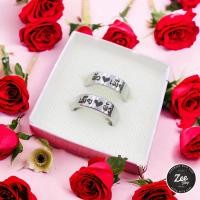 ราคา แหวนสลักชื่อคู่รัก แหวนแสตนเลสแท้สลักชื่อฟรี (66230146)