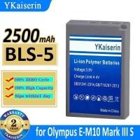 ราคา YKaiserin แบตเตอรี่ BLS-5 for Olympus E-M10 Mark III S OM-D E-M10 Mark IV E-M10 Mark II E-M5 Mark III (26773389455)