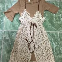 ราคา ชุดเดรสลายฉลุ (1386867373)