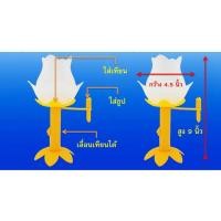 ราคา โคมเทียน เวียนเทียน พลาสติกทนความร้อน ชุดเวียนเทียน โคมจุดเทียน โคมกันลม (2269172553)