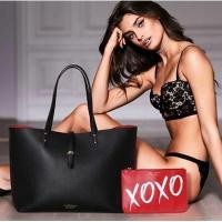 ราคา กระเป๋า Victoria's Secret Shopping Bag ของแท้ หนังเรียบ (2094006276)