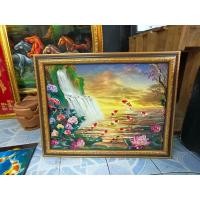 ราคา กรอบรูปภาพมง ปลา 9 ตัว ภาพสวยงาม มอบเป็น ของขวัญ ของที่ระลึก งานขึ้นบ้านใหม่ งานเกษียณ (26921303882)