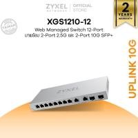 ราคา สวิตช์ฮับ ZYXEL (XGS1210-12) 12-Port Web-Managed Multi-Gigabit Switch with 2-Port 2.5G and 2-Port 10G SFP+ (29412557963)