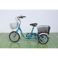 ราคา จักรยานสามล้อญี่ปุ่น - ล้อ 16 / 14 นิ้ว - ไม่มีเกียร์ - สีฟ้า [จักรยานมือสอง] (18853109986)