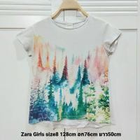 ราคา เสื้อเด็ก Zara Girls แท้ 100% สีเทาอ่อนลายต้นสนสีสดใสมีกลิตเตอร์วิ้งๆสวยมากๆค่ะไซส์ 8Y 128cm (23519277410)