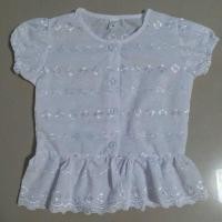 ราคา เสื้อลูกไม้แขนตุ๊กตาติดกระดุมด้านหน้าสำหรับเด็กเล็ก/เสื้อลูกไม้สำหรับชุดไทยเด็กผู้หญิง (20875828182)