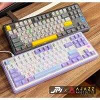 ราคา AJAZZ คีย์บอร์ดเกมมิ่ง AK870 LITE Hotswap 87 ปุ่ม Mechanical Keyboard Wireless AK-870 Flyfish Switch (26707094683)