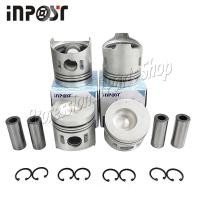 ราคา 4 set 4D32 STD Piston Kit For Mitsubishi Diesel Engine 4D32 4D32T (53553790995)