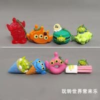 ราคา Toy Story ALIEN ALIEN ALIEN โดนัทสามตา Macaron ตุ๊กตาจี้ไอศกรีม (47355885436)