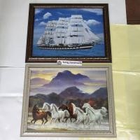 ราคา (ได้2บาน) กรอบรูป เรือสำเภา ม้า8ตัว ม้า ม้ามงคล ม้าวิ่ง ติดบ้าน แต่งร้านค้า ของขวัญ ที่ระลึก งานขึ้นบ้านใหม่ เปิดร้านใหม (6071685009)