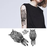 ราคา รอยสักชั่วคราว - นกฮูก (25088135874)