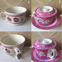 ราคา จาน แก้วน้ำ ลาย Doraemon โดเรม่อน สีชมพู แบบแก้ว และพลาสติก ใบใหญ่ พร้อมหูจับ ลายน่ารัก สวยหรู ดูแพง ของใหม่ มือ 1 (4842856766)